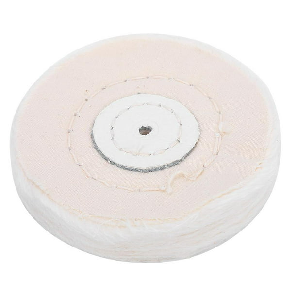 2/5" Inner Hole White Cloth Wheel Cotton Polishing For Jewelry Metal 2"~12"